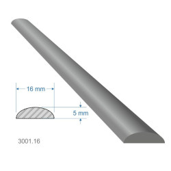 Pásovina oblá D 16x5x2000mm, cena za KUS (2m) Pásovina oblá D 16x5x2000mm, cena za KUS (2m)